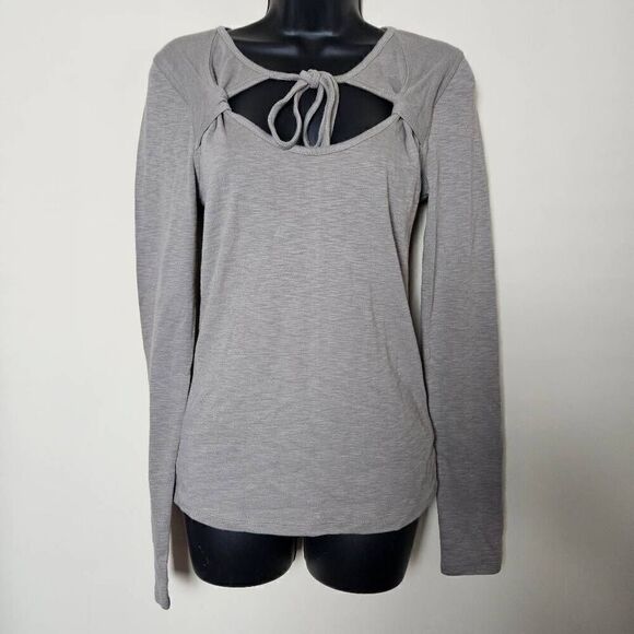 Free People Wrapped Around Your Finger Tie Neck Shirt - Picture 2 of 9